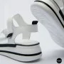 Універсальні жіночі білі шкіряні босоніжки Allsy 207205 2970-1 WHITE lonza 207206 6122