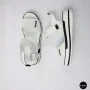 Універсальні жіночі білі шкіряні босоніжки Allsy 207205 2970-1 WHITE lonza 207206 6122