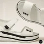 Універсальні жіночі білі шкіряні босоніжки Allsy 207205 2970-1 WHITE lonza 207206 6122