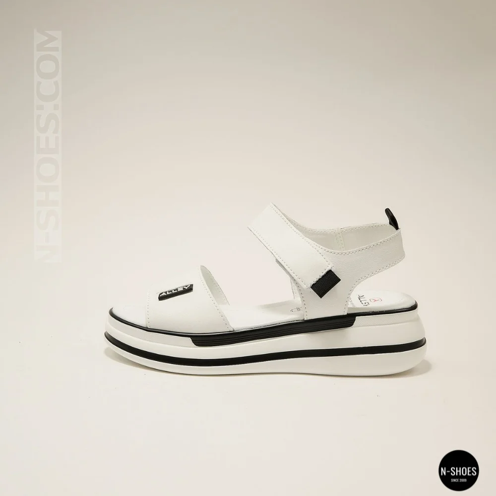 Універсальні жіночі білі шкіряні босоніжки Allsy 207205 2970-1 WHITE lonza 207206 6122