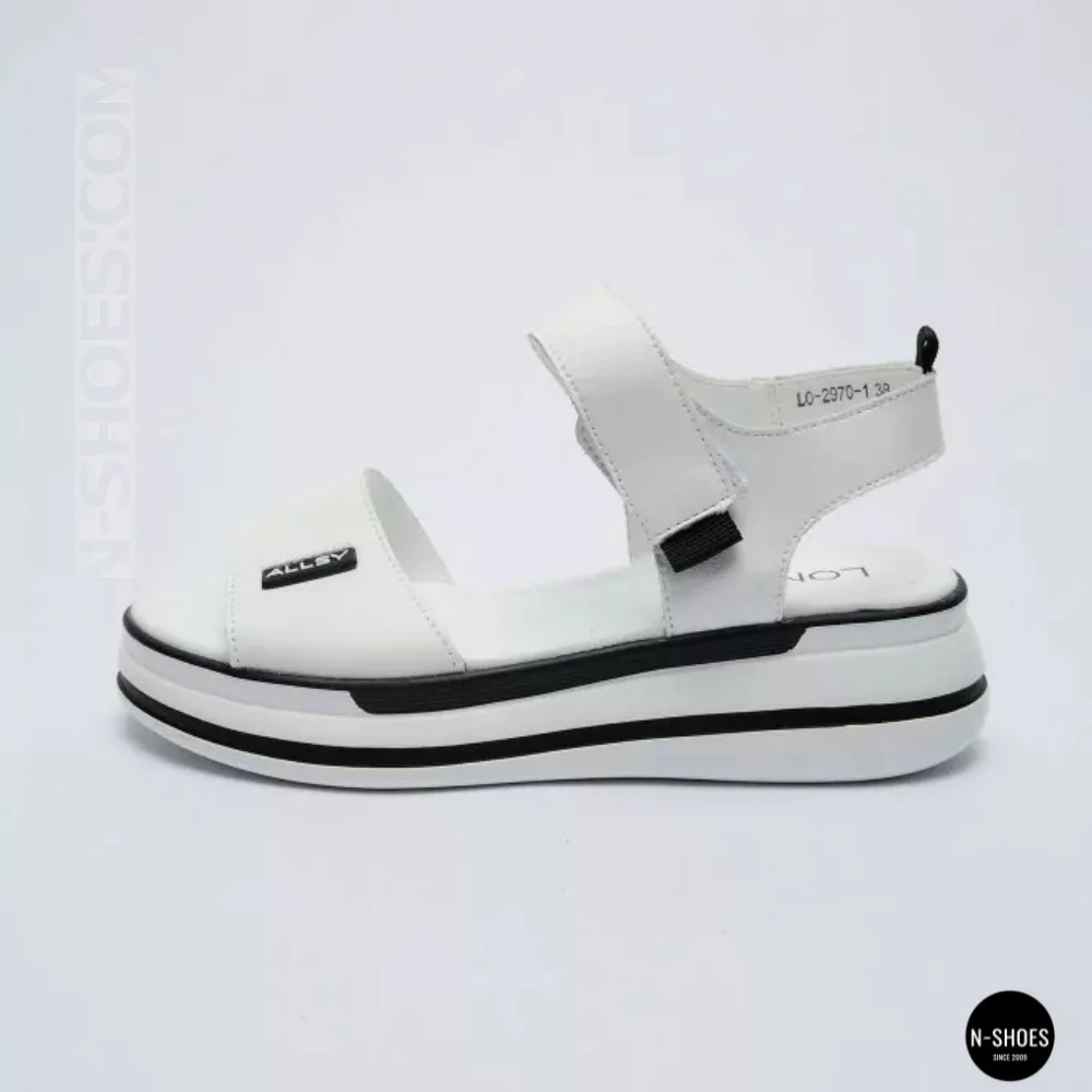 Універсальні жіночі білі шкіряні босоніжки Allsy 207205 2970-1 WHITE lonza 207206 6122