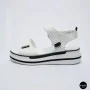 Універсальні жіночі білі шкіряні босоніжки Allsy 207205 2970-1 WHITE lonza 207206 6122