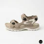 Женские спортивные босоножки Allsy 208350 60270-1 Lonza 208353 APRICOT WHITE 6124 на липучках