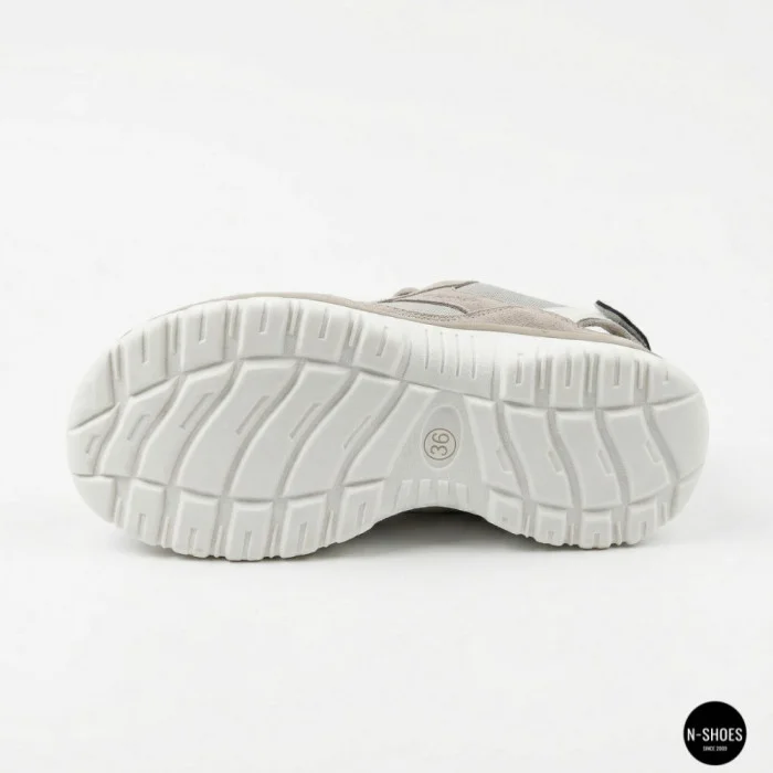 Женские спортивные босоножки Allsy 208350 60270-1 Lonza 208353 APRICOT WHITE 6124 на липучках