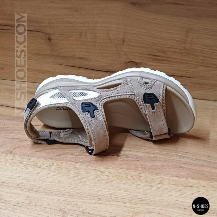 Женские спортивные босоножки Allsy 208350 60270-1 Lonza 208353 APRICOT WHITE 6124 на липучках