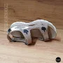 Женские спортивные босоножки Allsy 208350 60270-1 Lonza 208353 APRICOT WHITE 6124 на липучках