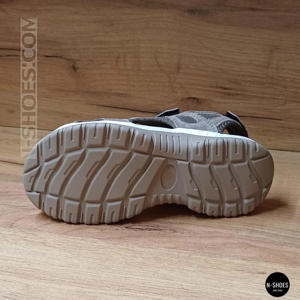 Спортивні жіночі босоніжки на липучках Allsy 208361 60874-6 Lonza BEIGE 6125