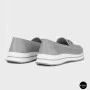 Жіночі сірі шкіряні мокасини з перфорацією Allsy Lonza 207262 A09-7721-4 GREY 207263 6127