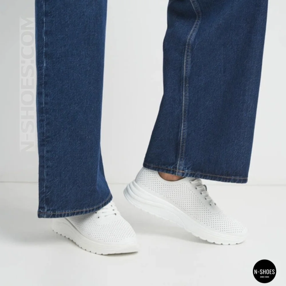 Шкіряні перфоровані мокасини Allsy 207096 Q1-003-010 Lonza WHITE AY 2026 6128