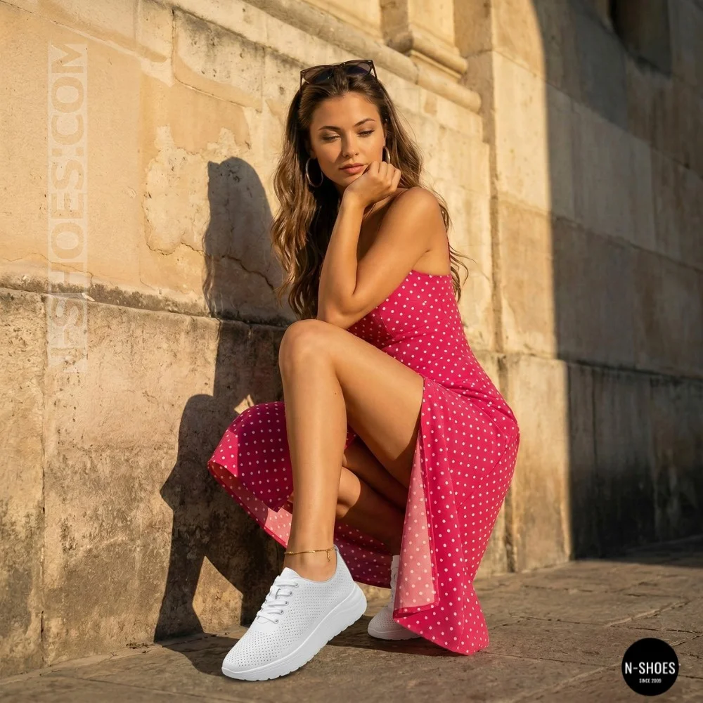 Шкіряні перфоровані мокасини Allsy 207096 Q1-003-010 Lonza WHITE AY 2026 6128