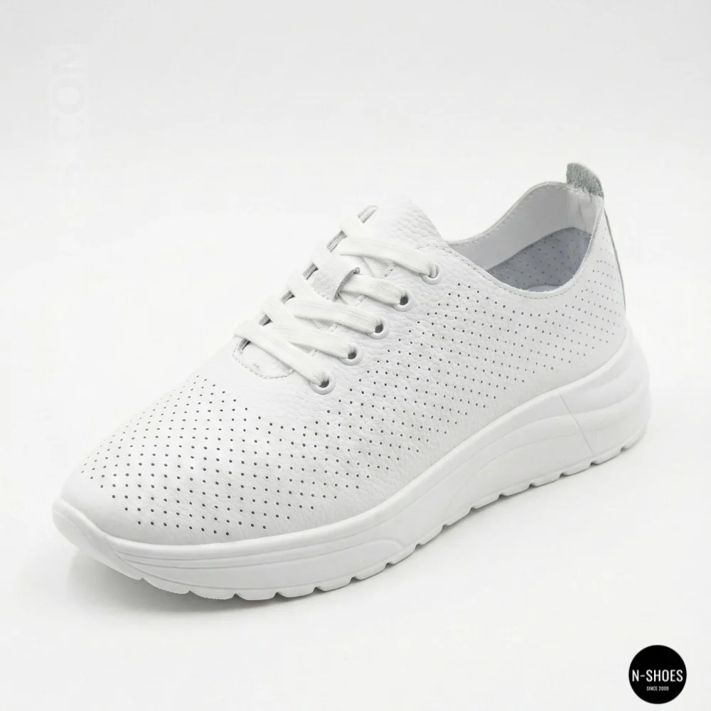 Шкіряні перфоровані мокасини Allsy 207096 Q1-003-010 Lonza WHITE AY 2026 6128