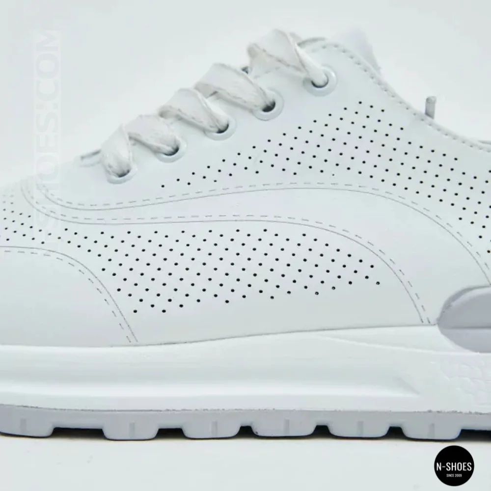 Шкіряні мокасини Allsy 207105 Q1-018-010 WHITE lonza 207106 2026 6129 з перфорацією