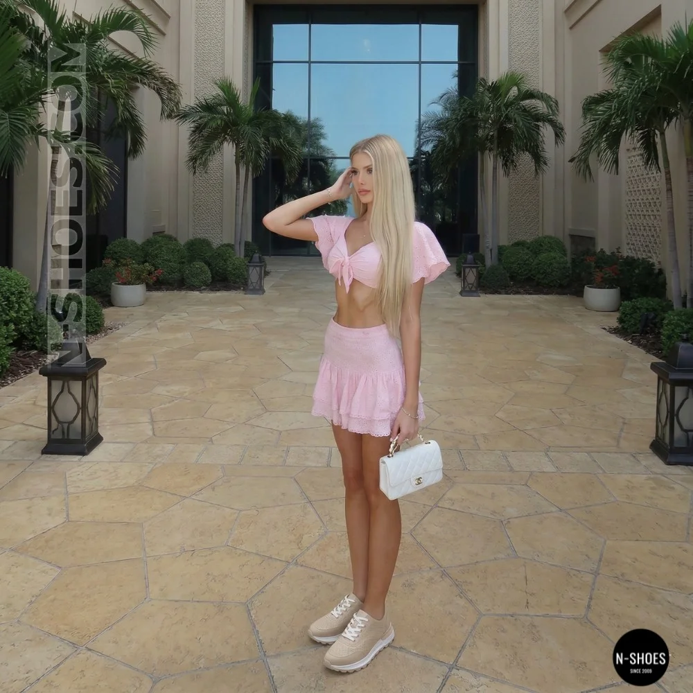 Beige Perforated Loafers Allsy 207108 Q1-018-011 Lonza 207110 BEIGE AY 6130