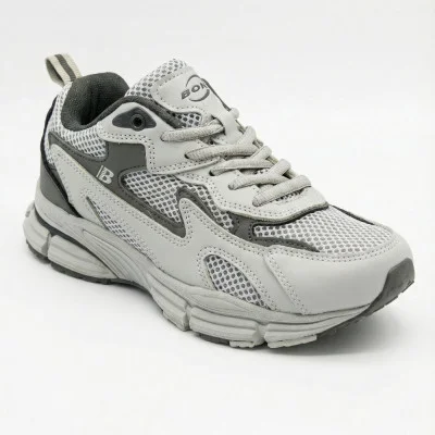 Women's sneakers Bona 978-M2 Grey-Dark grey 6135 made of leather and textiles in the style of New Balance 990v6 Women's sneakers Bona 978-M2 Grey-Dark grey 6135 made of leather and textiles in the style of New Balance 990v6