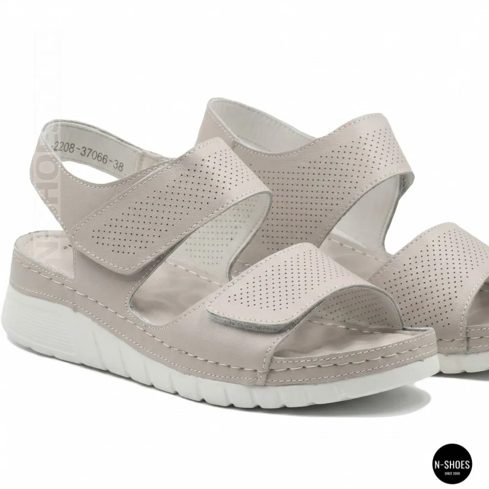 Comfort Leather Platform Sandals Allsy & Lonza (Ecco Flowt Style)