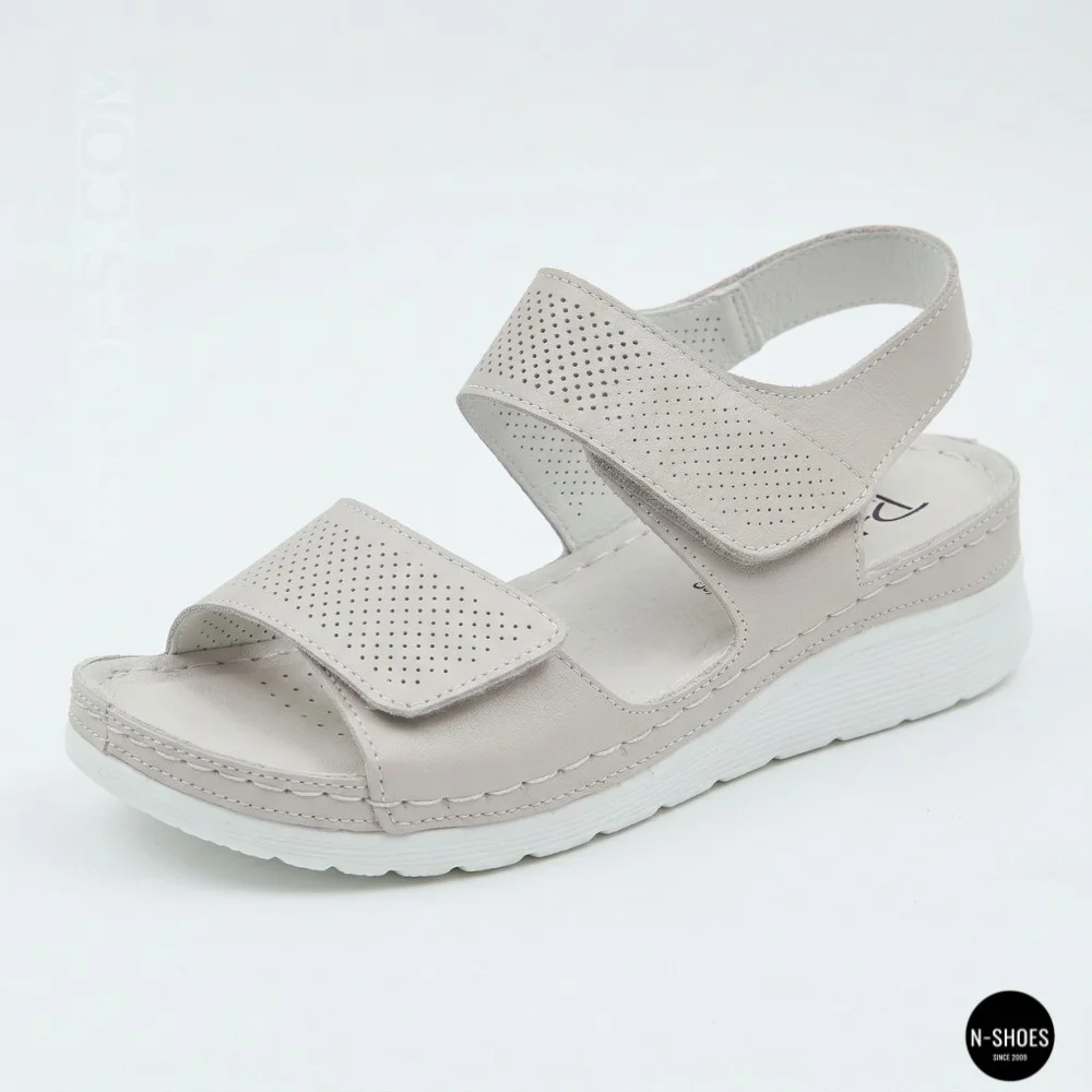 Comfort Leather Platform Sandals Allsy & Lonza (Ecco Flowt Style)