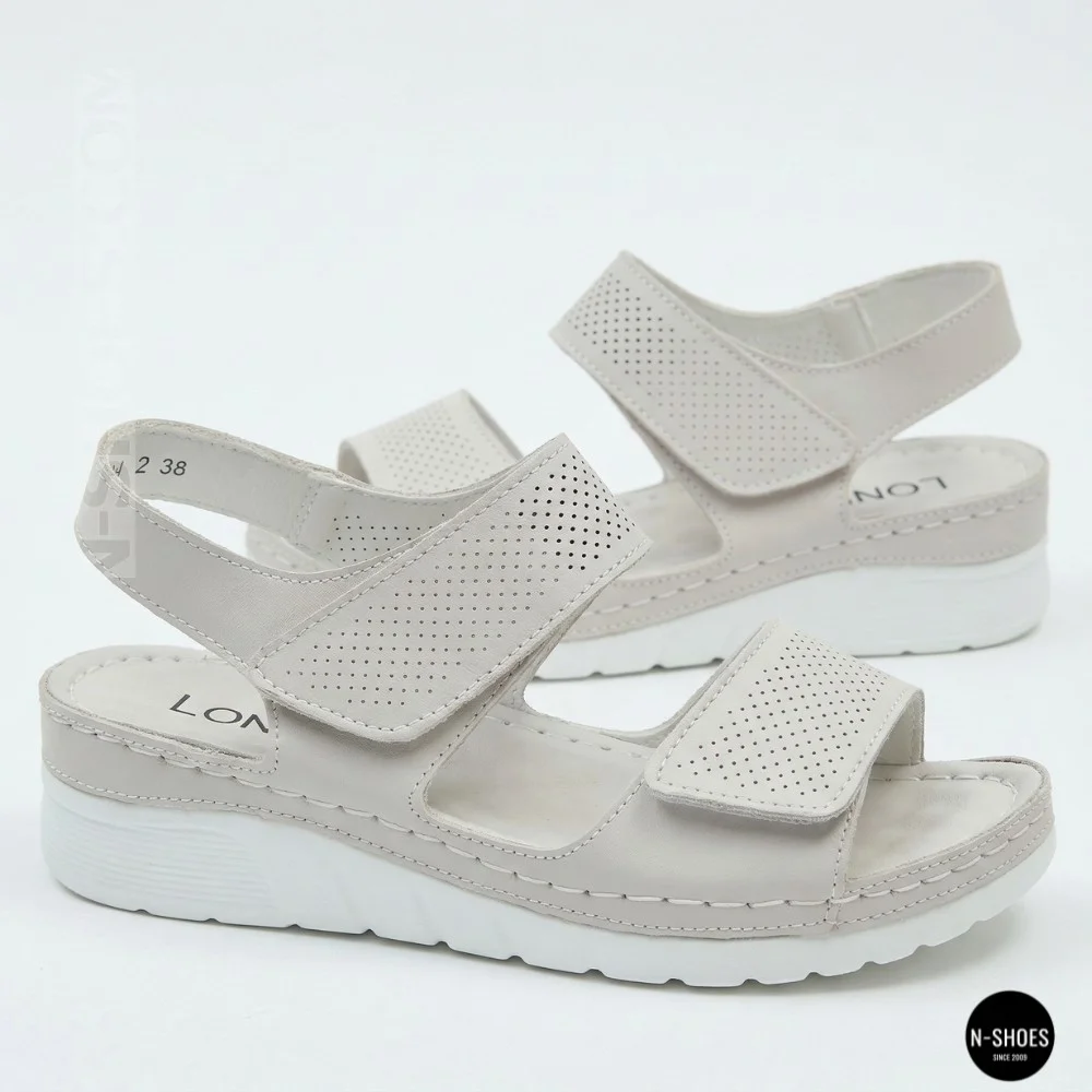 Comfort Leather Platform Sandals Allsy & Lonza (Ecco Flowt Style)