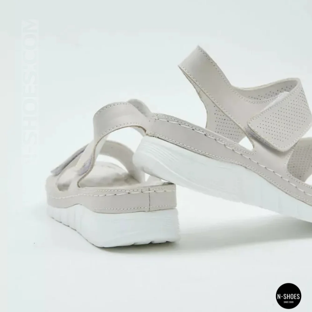 Comfort Leather Platform Sandals Allsy & Lonza (Ecco Flowt Style)