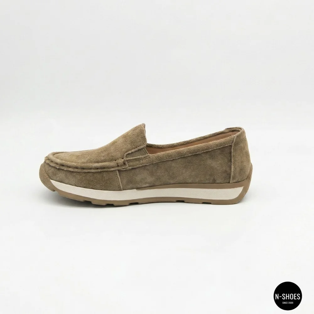 Жіночі замшеві лофери Allsy 208210 5-056993-28 6145 у стилі Santoni