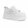Allsy 207391 f6808-5 White-Grey Platform Sneakers