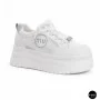 Allsy 207391 f6808-5 White-Grey Platform Sneakers