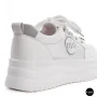 Allsy 207391 f6808-5 White-Grey Platform Sneakers