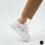 Allsy 207391 f6808-5 White-Grey Platform Sneakers