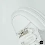 Allsy 207391 f6808-5 White-Grey Platform Sneakers