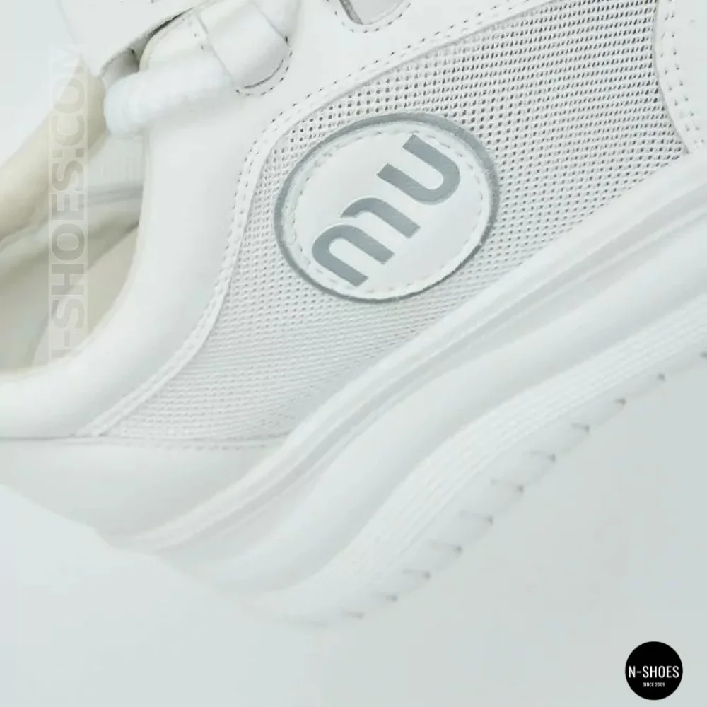 Allsy 207391 f6808-5 White-Grey Platform Sneakers