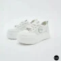 Allsy 207391 f6808-5 White-Grey Platform Sneakers