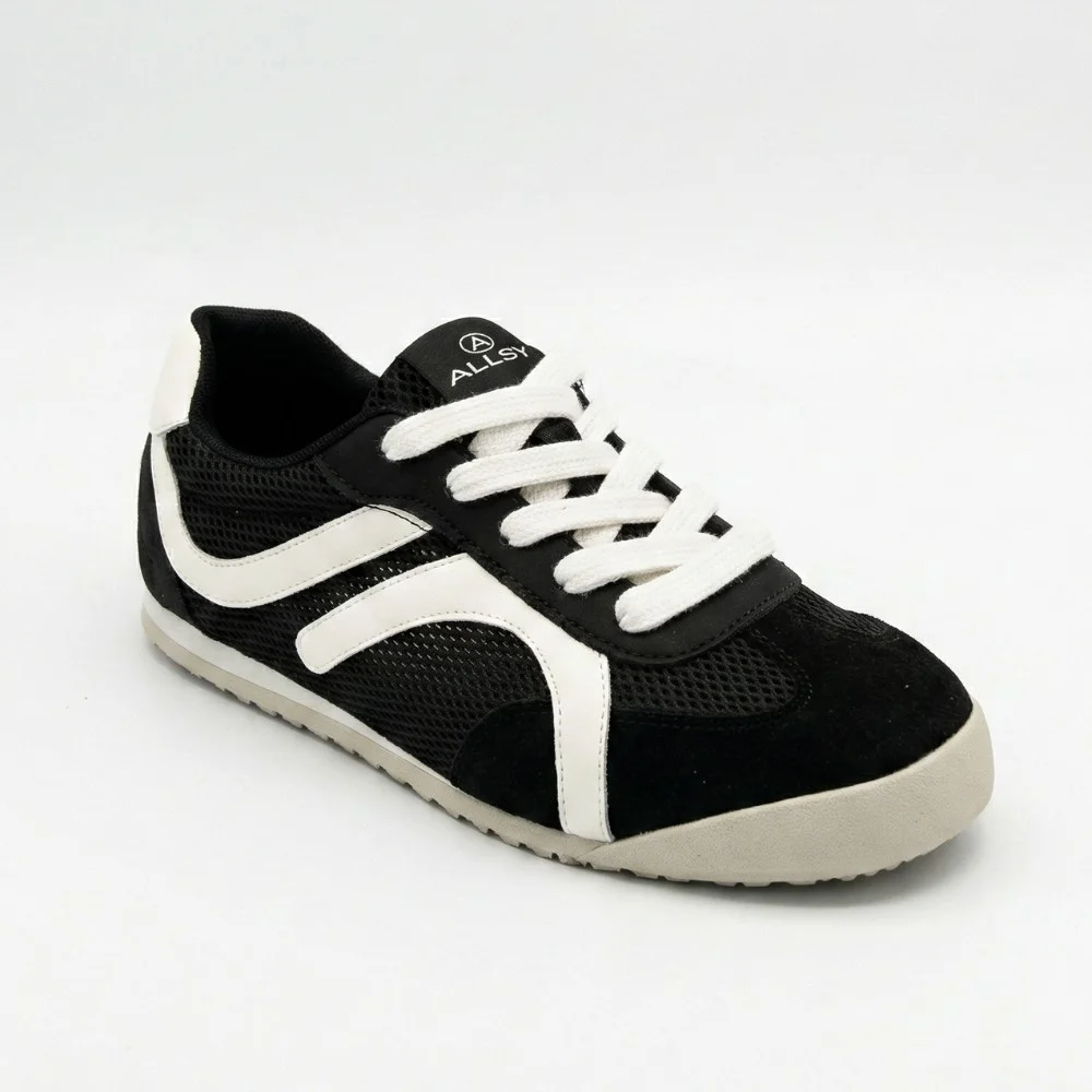 Allsy 207415 899-1 Lonza Miuccia Black 6147 Perforated Sneakers