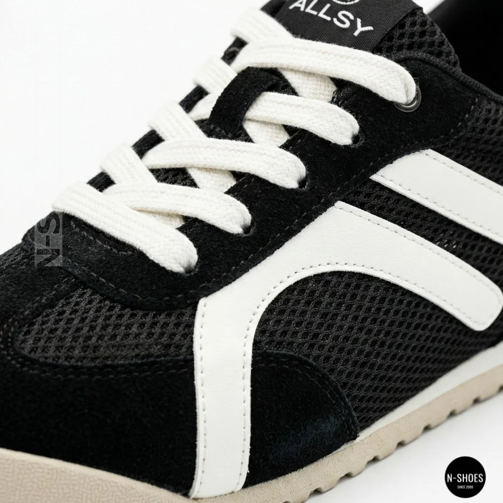 Allsy 207415 899-1 Lonza Miuccia Black 6147 Perforated Sneakers