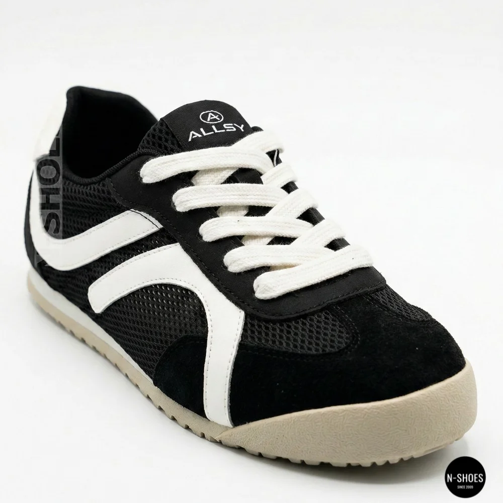 Allsy 207415 899-1 Lonza Miuccia Black 6147 Perforated Sneakers