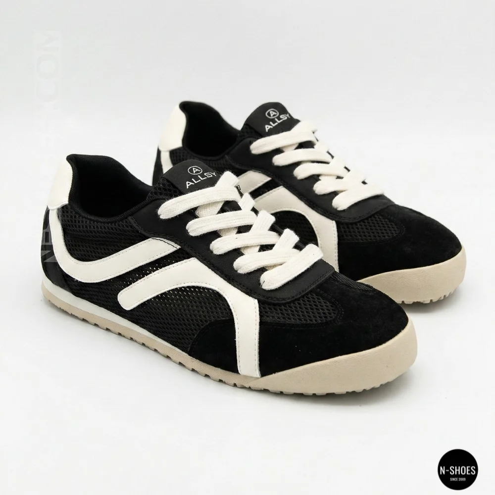 Allsy 207415 899-1 Lonza Miuccia Black 6147 Perforated Sneakers