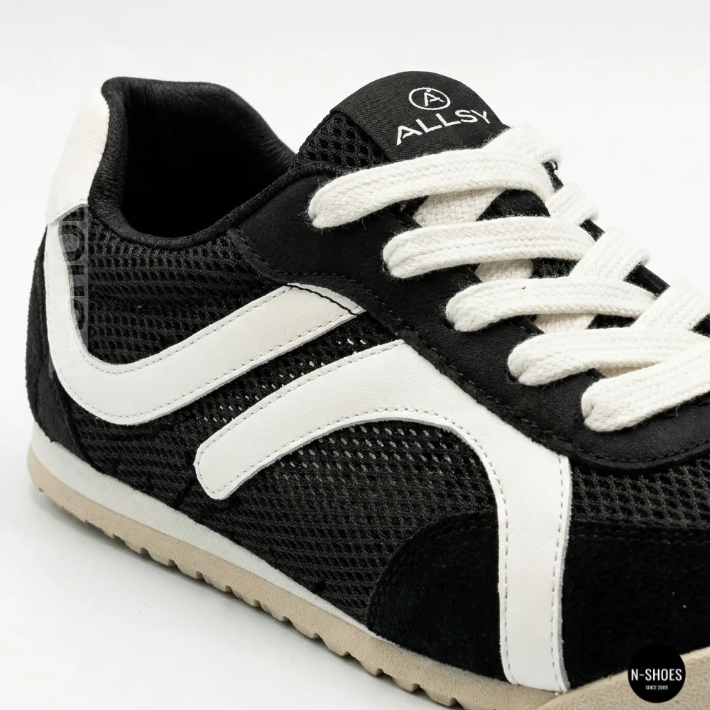 Allsy 207415 899-1 Lonza Miuccia Black 6147 Perforated Sneakers