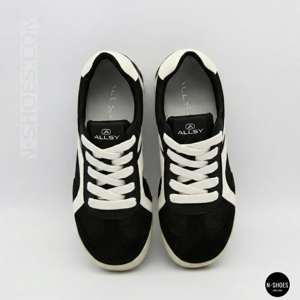 Allsy 207415 899-1 Lonza Miuccia Black 6147 Perforated Sneakers