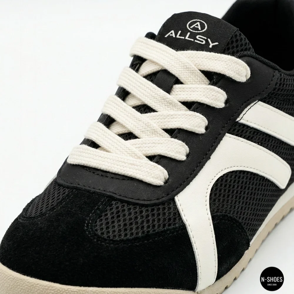 Allsy 207415 899-1 Lonza Miuccia Black 6147 Perforated Sneakers