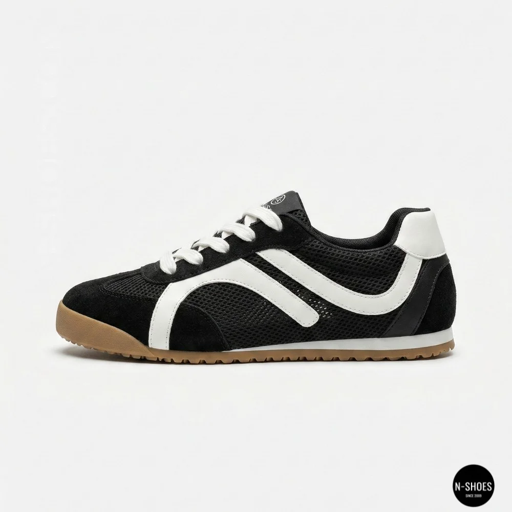 Allsy 207415 899-1 Lonza Miuccia Black 6147 Perforated Sneakers