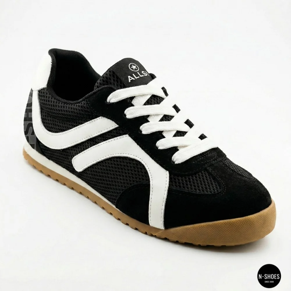 Allsy 207415 899-1 Lonza Miuccia Black 6147 Perforated Sneakers