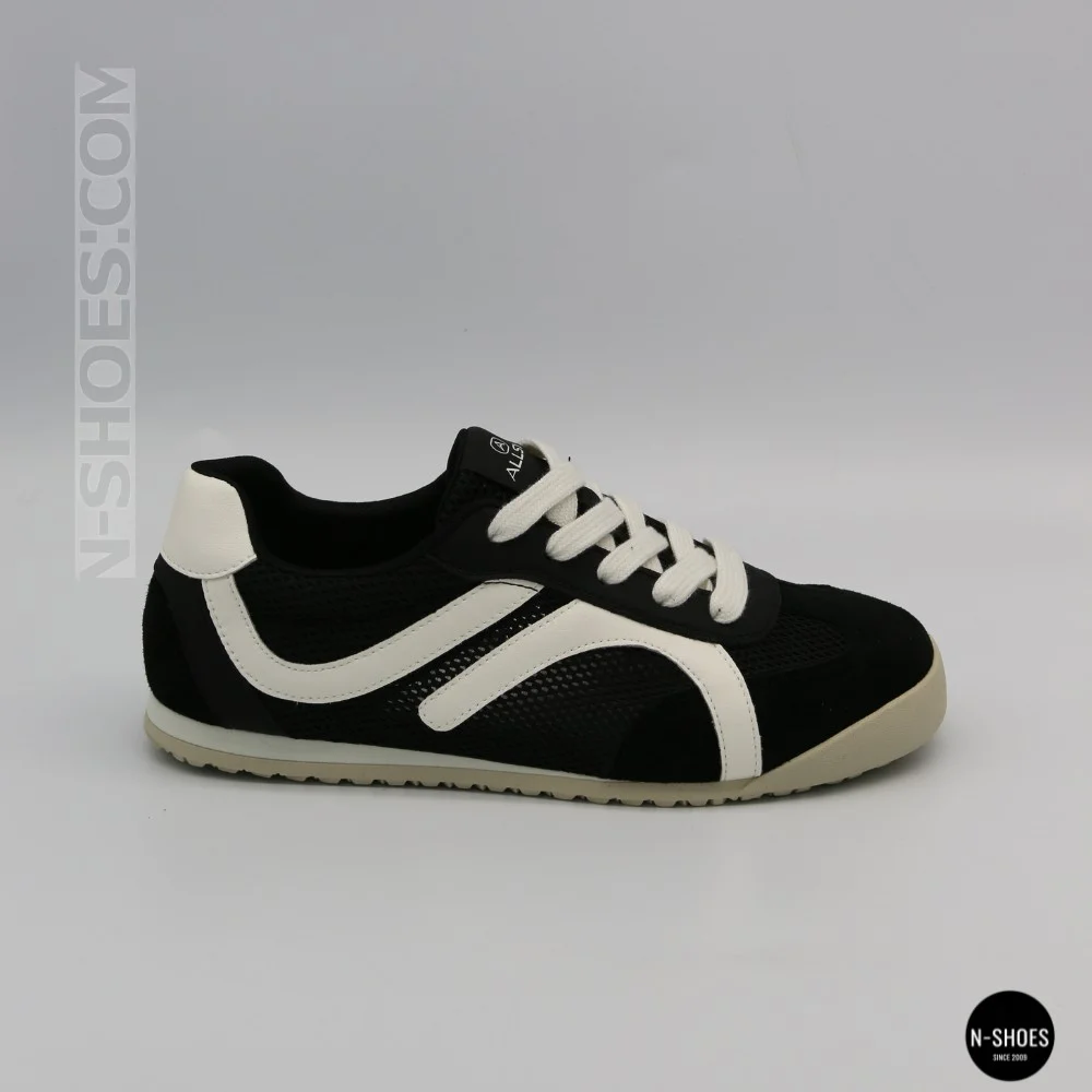 Allsy 207415 899-1 Lonza Miuccia Black 6147 Perforated Sneakers