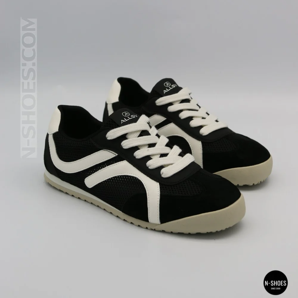 Allsy 207415 899-1 Lonza Miuccia Black 6147 Perforated Sneakers