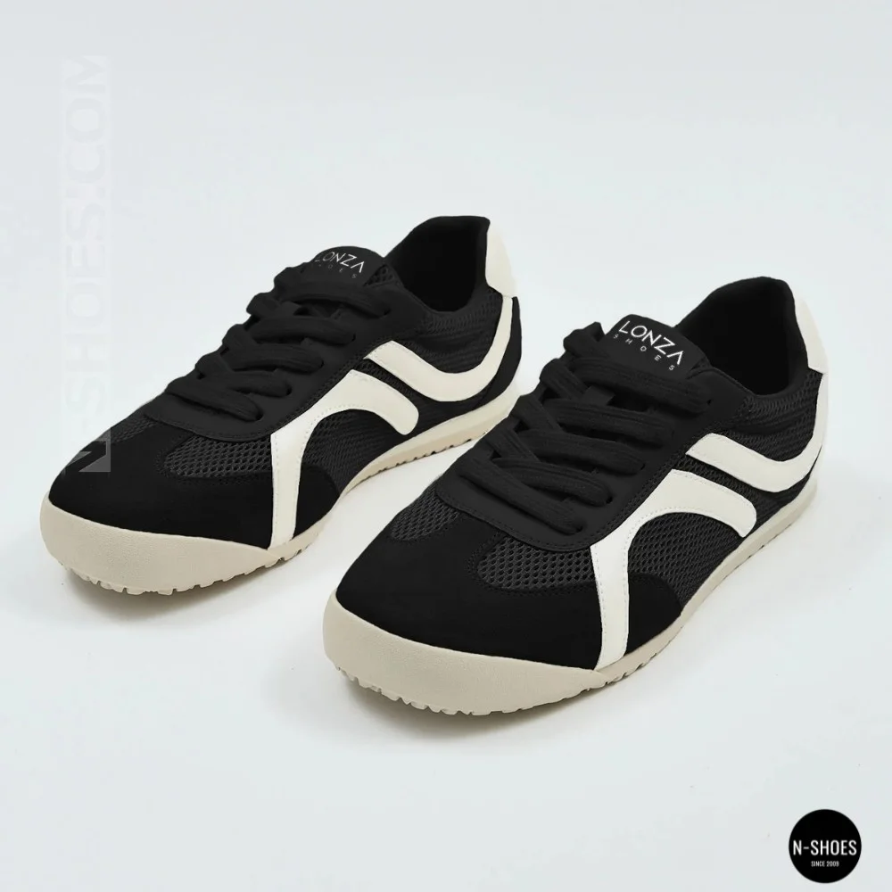 Allsy 207415 899-1 Lonza Miuccia Black 6147 Perforated Sneakers