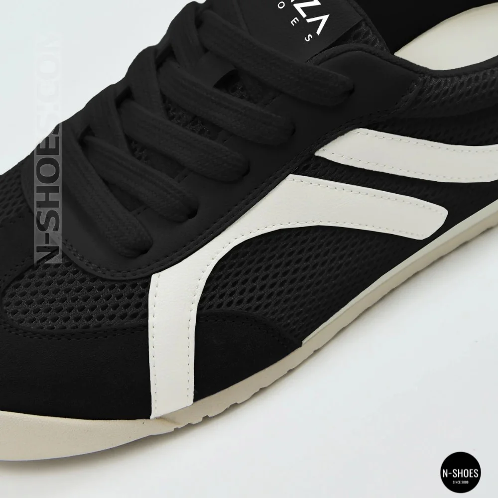 Allsy 207415 899-1 Lonza Miuccia Black 6147 Perforated Sneakers