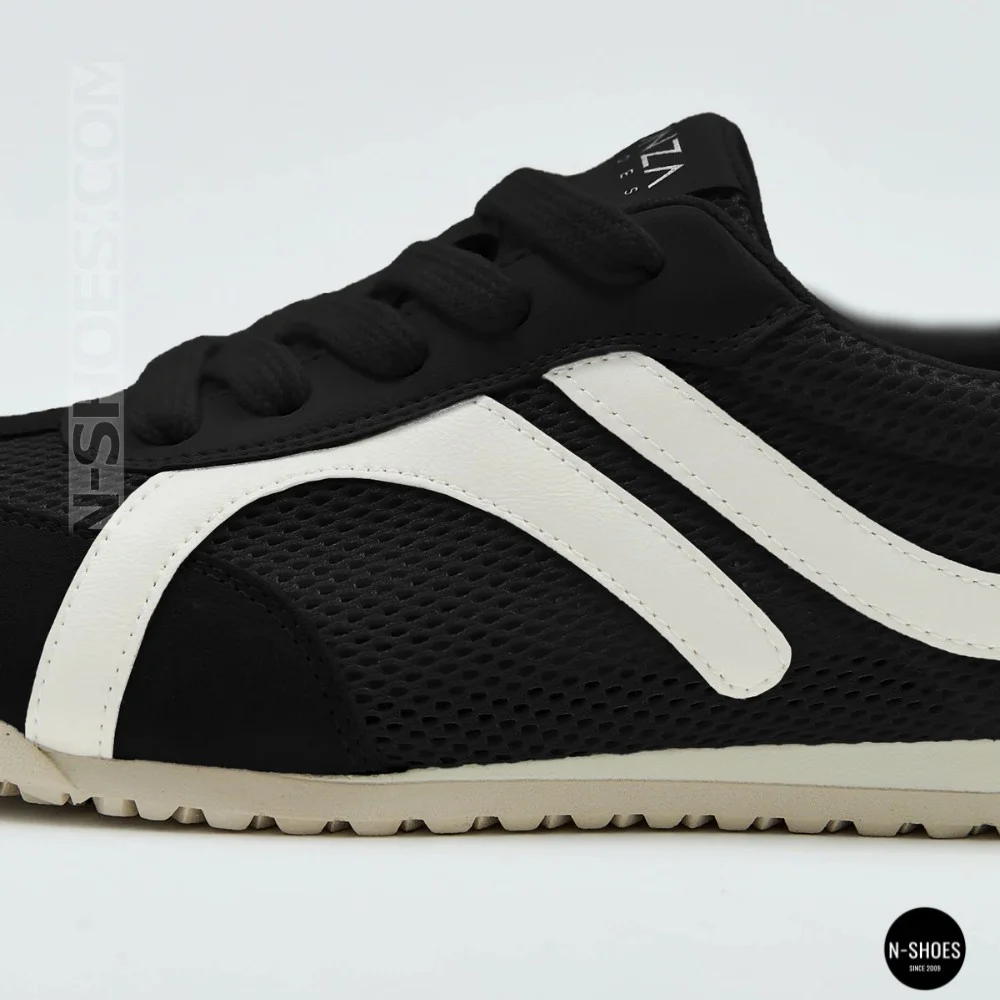 Allsy 207415 899-1 Lonza Miuccia Black 6147 Perforated Sneakers