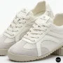 Women's White Perforated Allsy & Lonza Trainers (GAT Style)