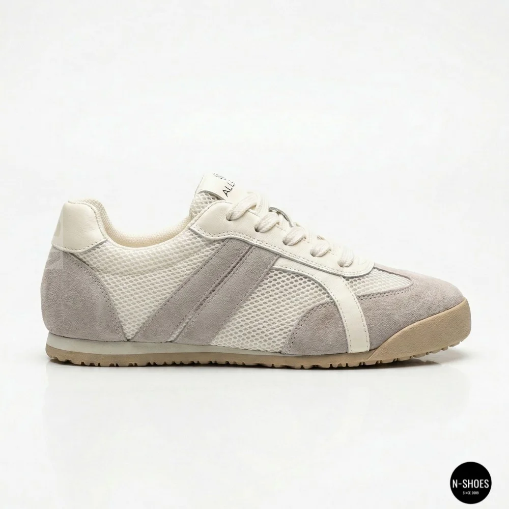 Women's White Perforated Allsy & Lonza Trainers (GAT Style)