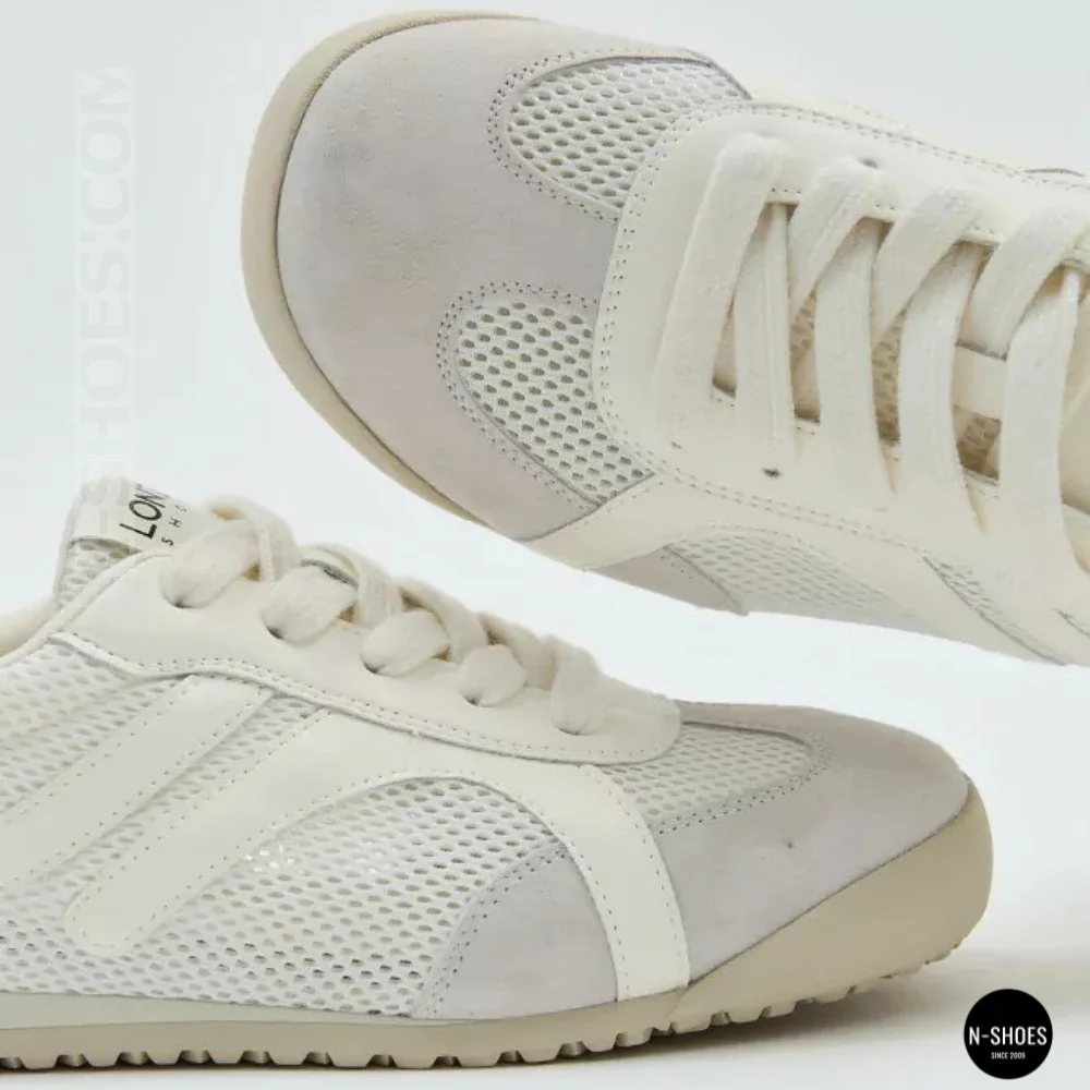 Women's White Perforated Allsy & Lonza Trainers (GAT Style)