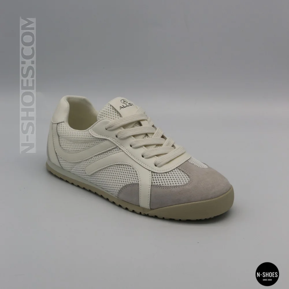 Women's White Perforated Allsy & Lonza Trainers (GAT Style)