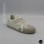 Women's White Perforated Allsy & Lonza Trainers (GAT Style)