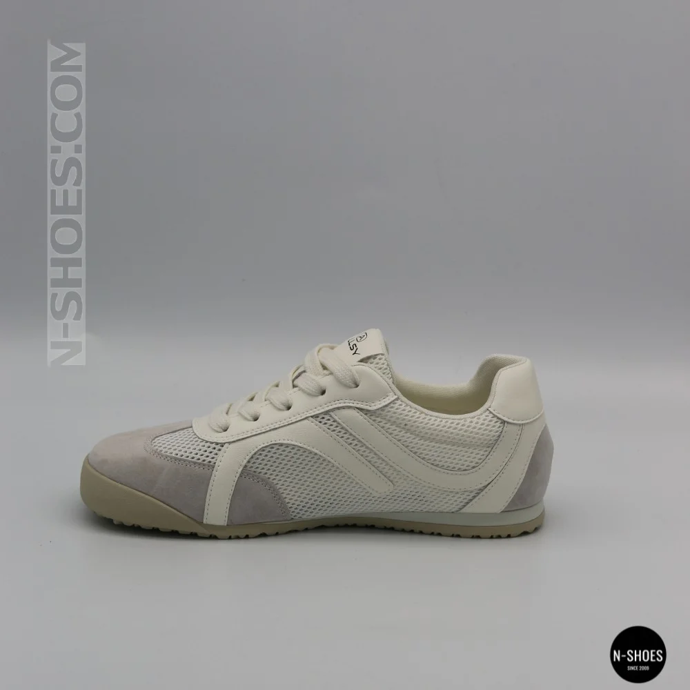 Women's White Perforated Allsy & Lonza Trainers (GAT Style)